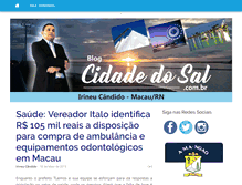 Tablet Screenshot of cidadedosal.com.br